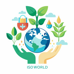 ecology concept vector illustration