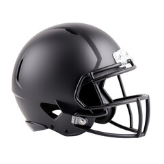Fototapeta premium Sleek black football helmet design