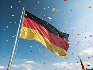 Germany October 3 German Unity Day Celebration Flag European Pride