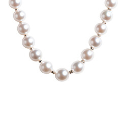 Fototapeta premium Elegant pearl necklace with lustrous beads