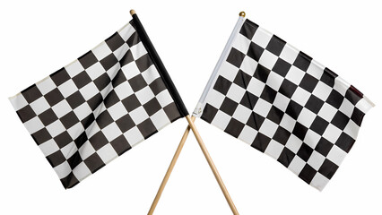 Checkered racing flags black and white finish line race car grand prix speedway motorsport competition