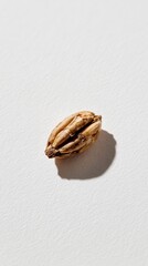 Single Farro Grain Highlighting Natural Texture and Wholesome Nutrition Focus
