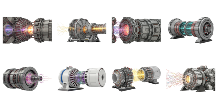 Engineering Marvel: A complex illustration showcases intricate mechanical systems. Each components radiates a dynamic power, inviting the viewer to appreciate the advanced technology and innovation.