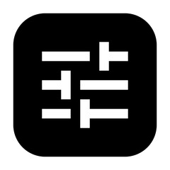 Obraz premium Tuning icon representing fine adjustments in settings or image appearance.