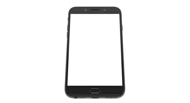 Create Stunning Mockups: Smartphone with Transparent Background, Easily Editable