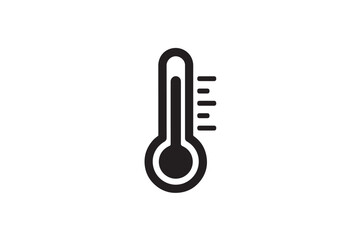 Naklejka premium Thermometer vector on white background.01