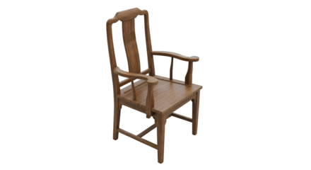 Create Wooden Chair with Transparent Background