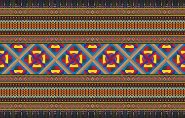 Peruvian american indian pattern tribal ethnic motifs geometric vector background. Modern native american tribal motifs textile print ethnic traditional design. Navajo symbols clothes print.