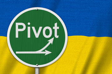 Pivot this way highway sign