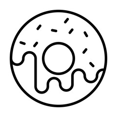 Donuts Dessert Single icon