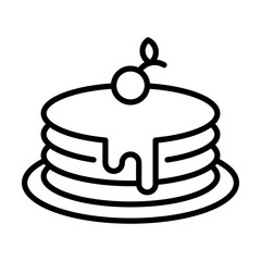 Pancake With Syrup Single icon