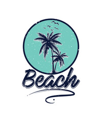 Bird & Palm Design, EPS, VECTOR
