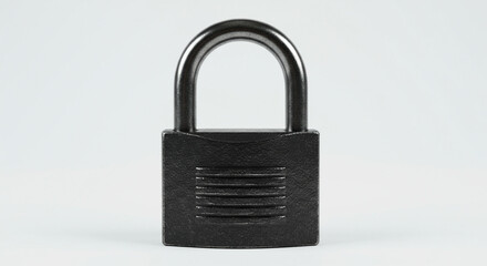 Naklejka premium padlock for security with white background