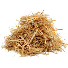 Golden Straw Pile: A close-up view of a rustic hay bale, texture and warmth of nature's golden fibers. it evokes feelings of countryside tranquility.