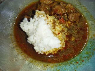 Delicious food from Indonesia called Tongseng Kambing