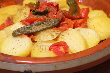 Traditional Moroccan Food Known as Tajine or Tagine