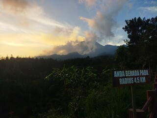 Beautiful view of the volcano