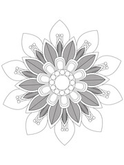 Flowers Coloring Pages For Adultes