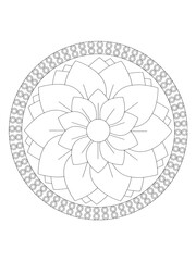 Flowers Coloring Pages For Adultes