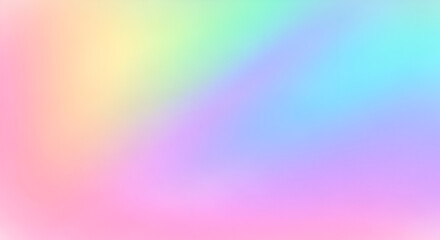 Fototapeta premium Pastel Rainbow Blurred Background Soft, Dreamy Gradient Texture