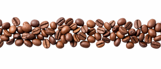 Rich coffee beans arranged in seamless pattern, showcasing various shades and textures, perfect for coffee lovers and culinary designs