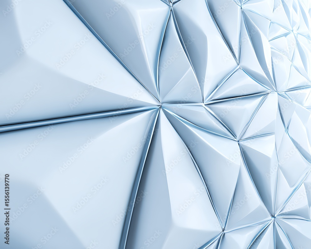 Fototapete abstract angular polygon futuristic crystal surface