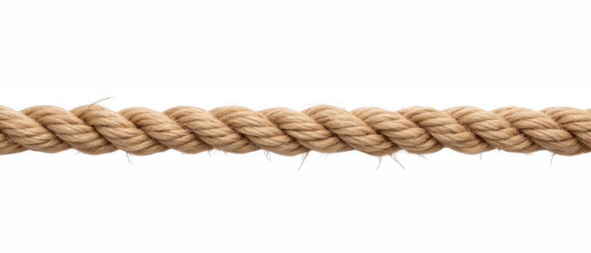 Natural rope texture, strong fibers, twisted design, rustic appearance, versatile material, ideal for crafts
