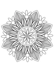 Flowers Coloring Pages For Adultes