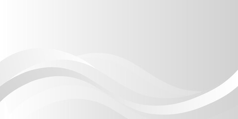 A minimalist abstract background with elegant, flowing waves in shades of gray and white, perfect for clean and professional corporate designs.