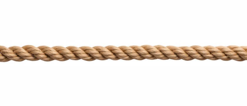 Natural rope material, twisted fibers, strong and durable, ideal for various applications, showcasing texture and color