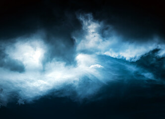 Dramatic Storm Clouds Background