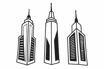 vector-set-of-holographic-skyscraper-silhouettes-w (2)