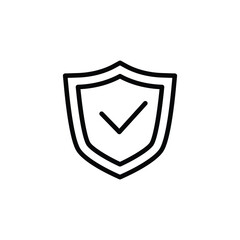 protection outline icon symbol vector design good for web or mobile app