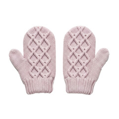 Buy knitted mittens online light pink winter gloves for women warm handwear fashion accessories mittens