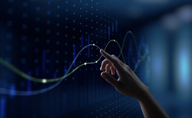 Dynamic Data Visualization with Market Trends and Analytics.