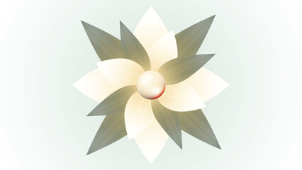 Soft Gradient Vector Flower