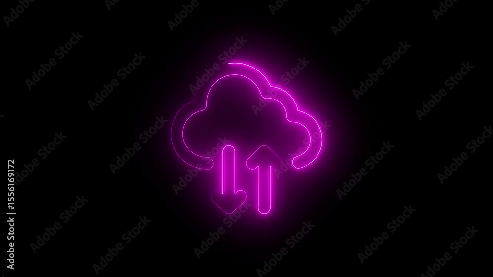 Poster upload icon symbol vector image for element design graphic