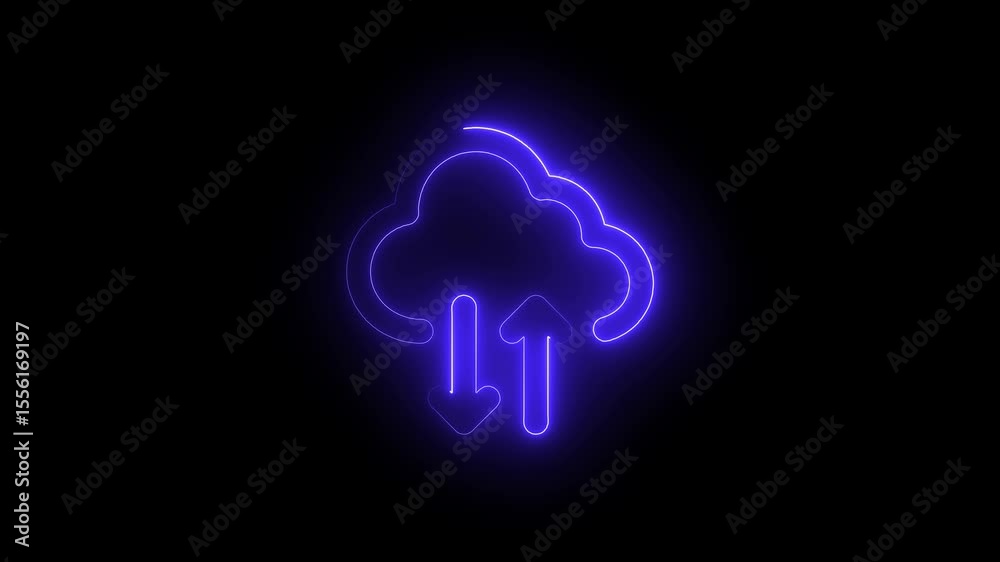 Poster upload icon symbol vector image for element design graphic