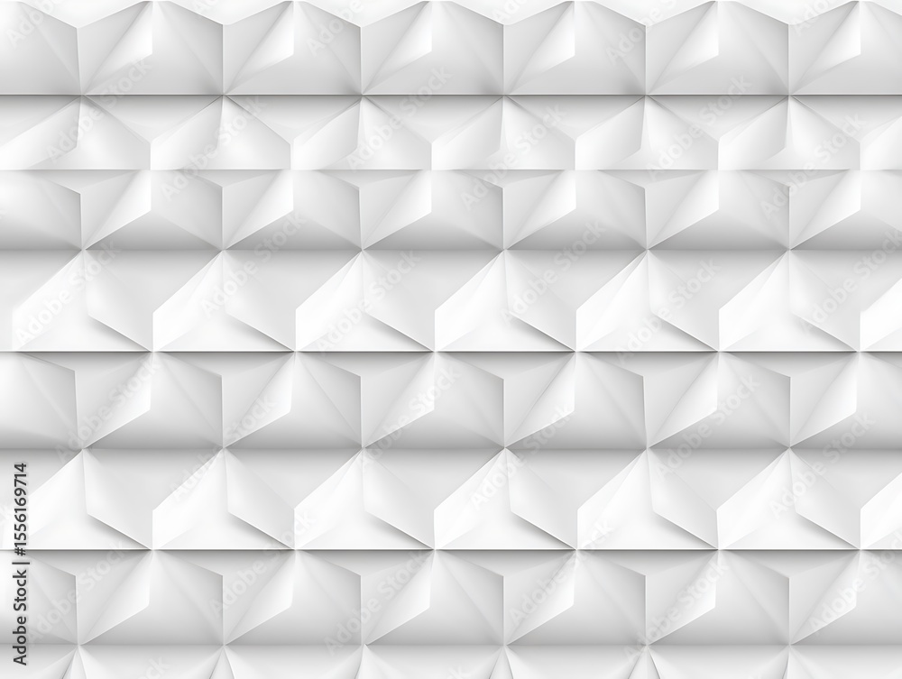 Poster abstract white triangular geometric pattern background