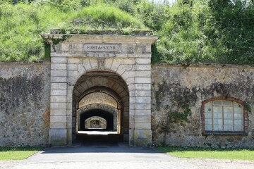 Le fort de Saint-Cyr, vue de l'extérieur, ville de Montigny le Bretonneux, Saint Quentin en...