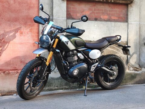motorcycle on the street