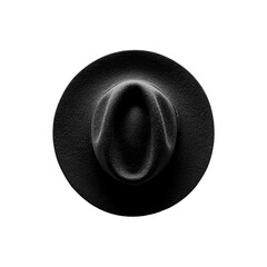 black hat isolated on white