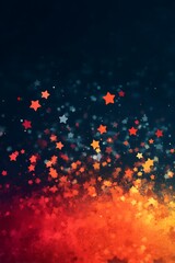 Fantasy Starfield in Vibrant Cosmic Colors