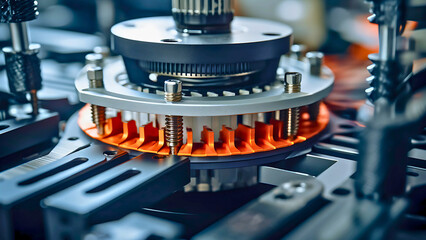 3D Printer Nozzle Close-Up Creating Object with Additive Manufacturing Precision | Generative AI