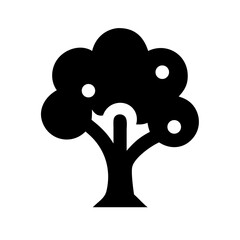 Apple tree icon
