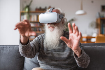 He is fully immersed in the game