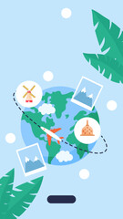 Obraz premium Plan Your Dream Vacation Global Travel Guide & Inspiration