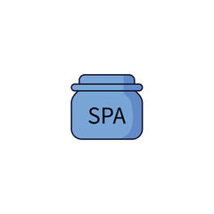 SPA Cream Jar - Wellness and Relaxation Product