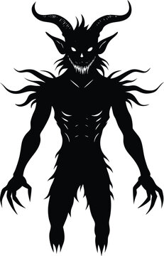 black silhouette in zombe