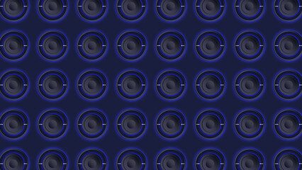 Neon Circular Tech Pattern Background